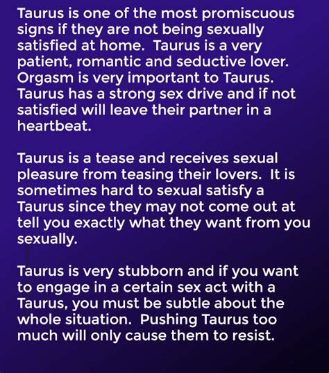 sexe taureau|What Its Really Like To Have Sex With A Taurus